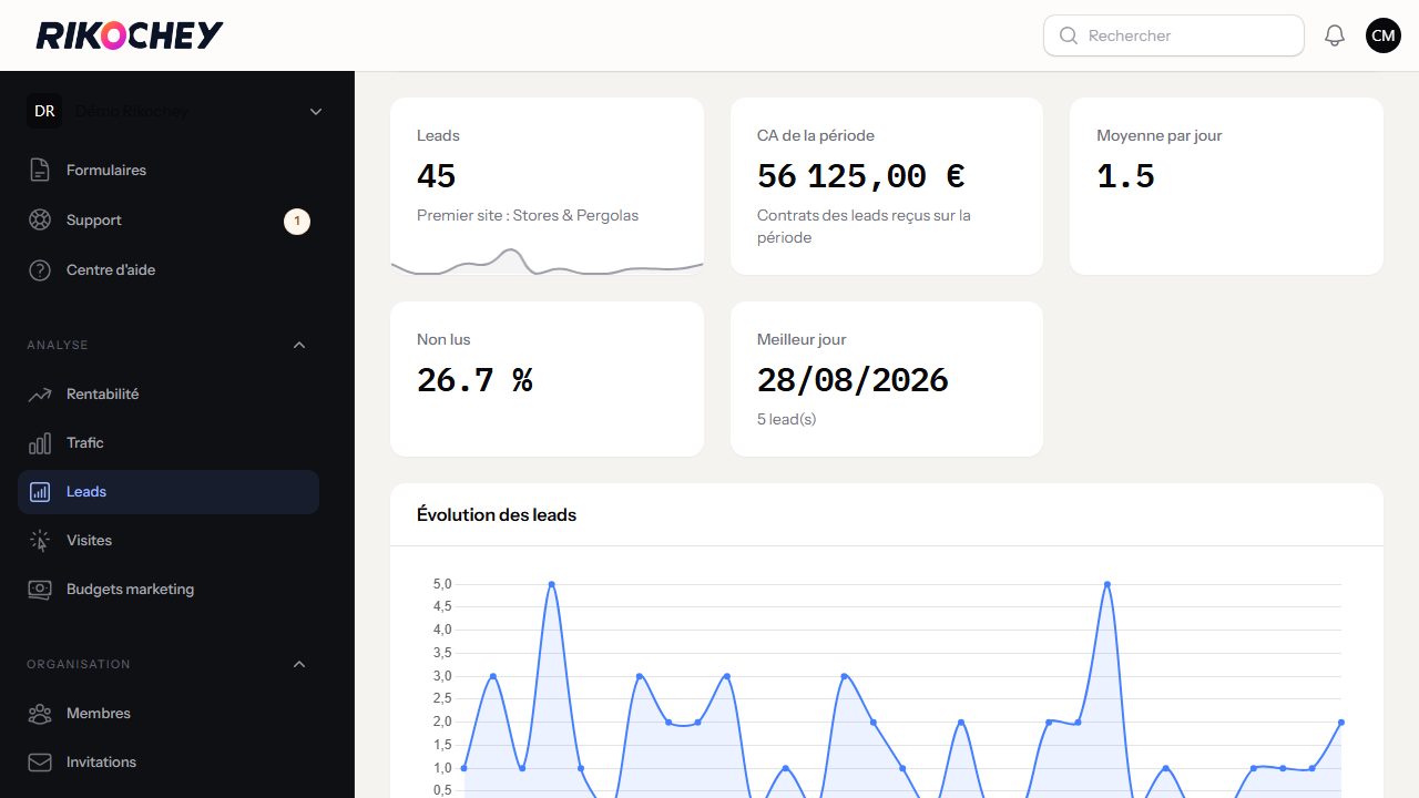 Analyse des leads